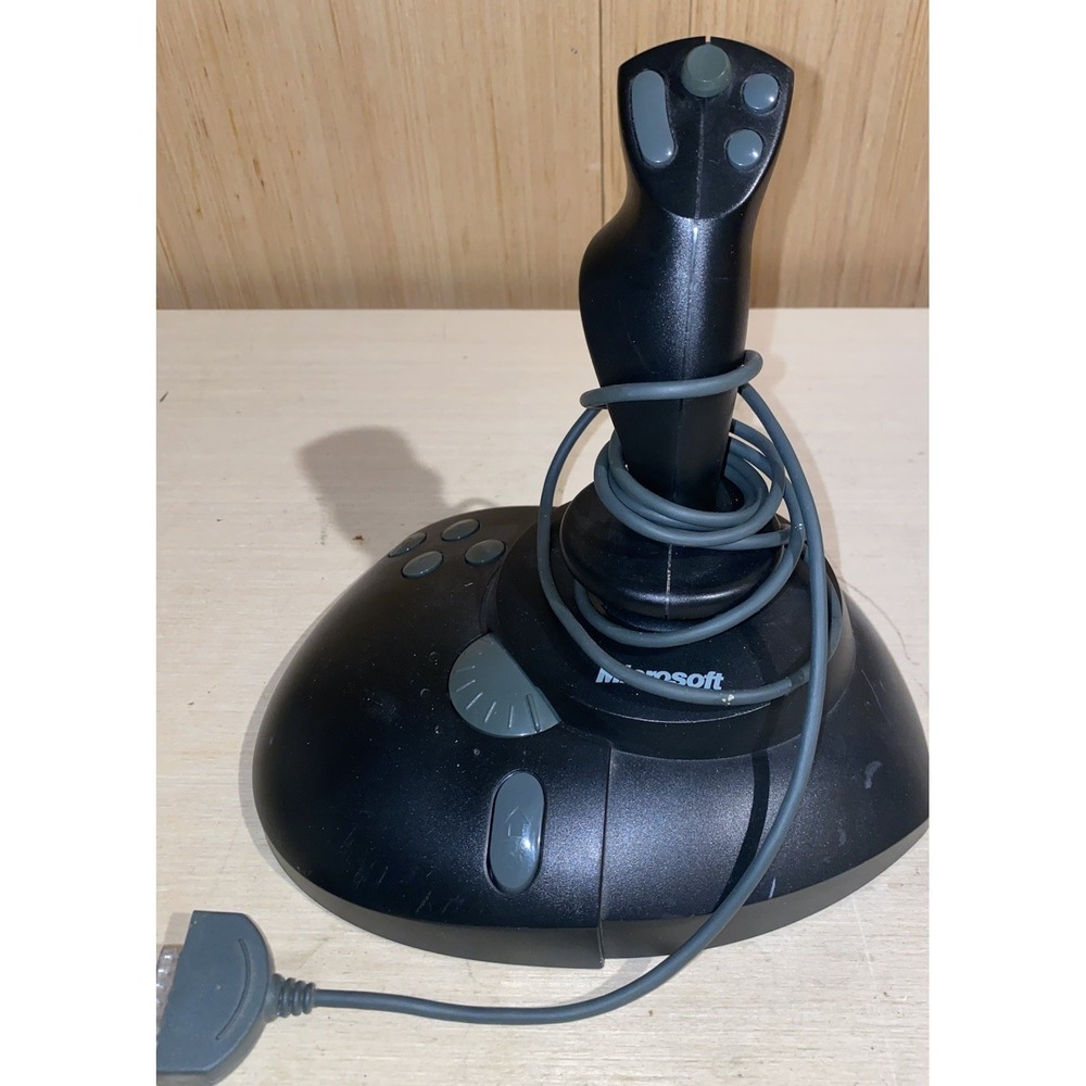 Microsoft Sidewinder 3D Pro Plus PC Flight Stick Joystick Controller